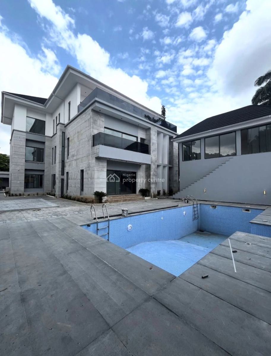 Contemporary 7 Bedroom Detached Duplex with a Swimming Pool, Elevator, Maitama District, Abuja, Detached Duplex for Sale