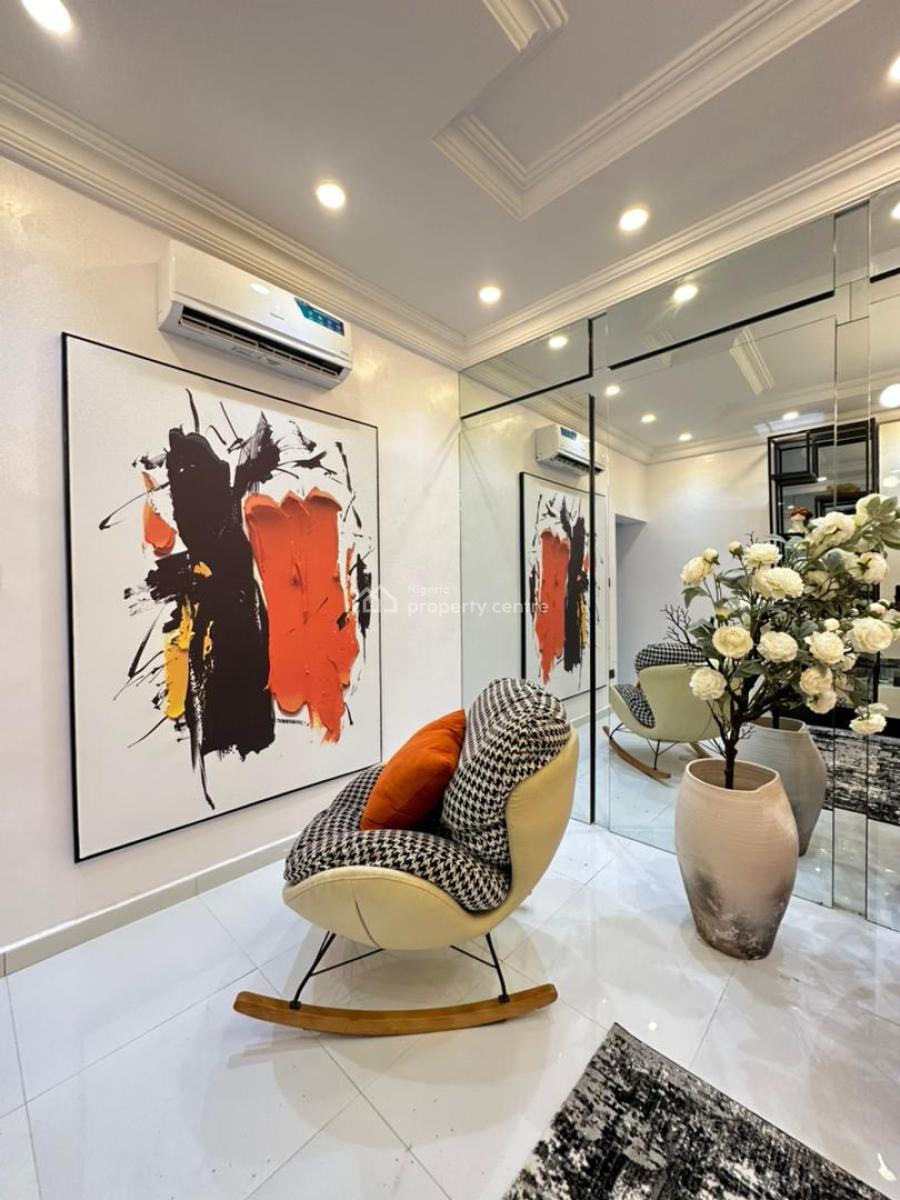 Deluxe 1 Bedroom Bathub Apartment with Red Room, Osapa, Lekki, Lagos, Detached Duplex Short Let