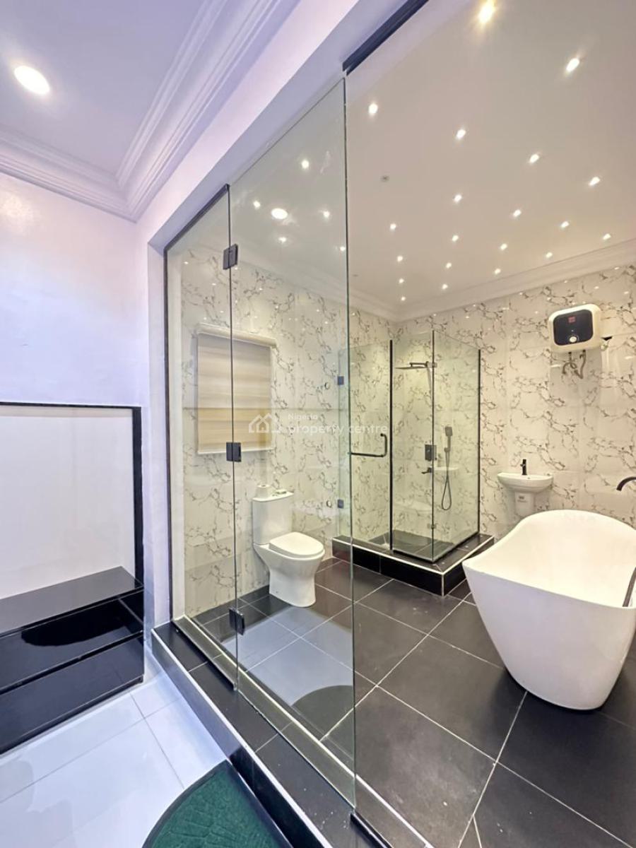 Deluxe 1 Bedroom Bathub Apartment with Red Room, Osapa, Lekki, Lagos, Detached Duplex Short Let