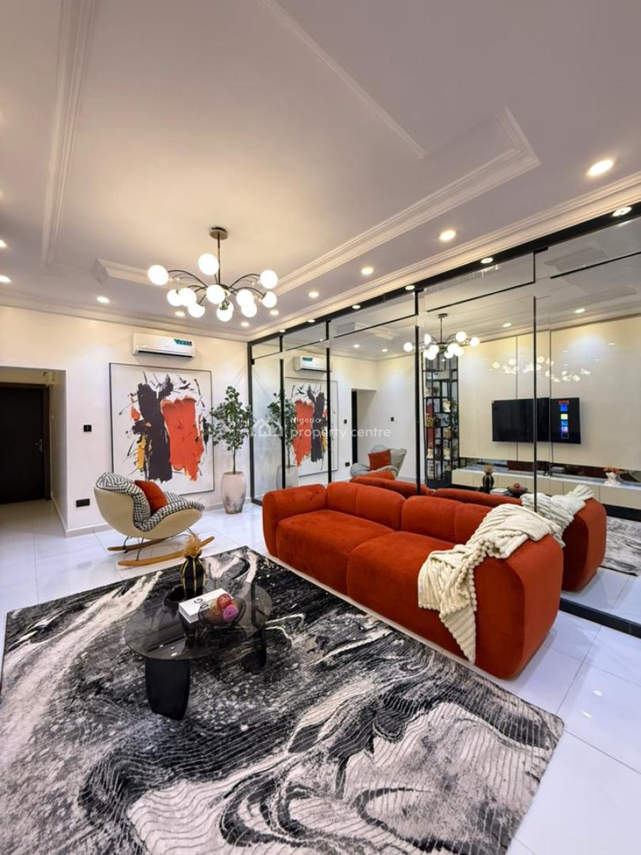 Deluxe 1 Bedroom Bathub Apartment with Red Room, Osapa, Lekki, Lagos, Detached Duplex Short Let
