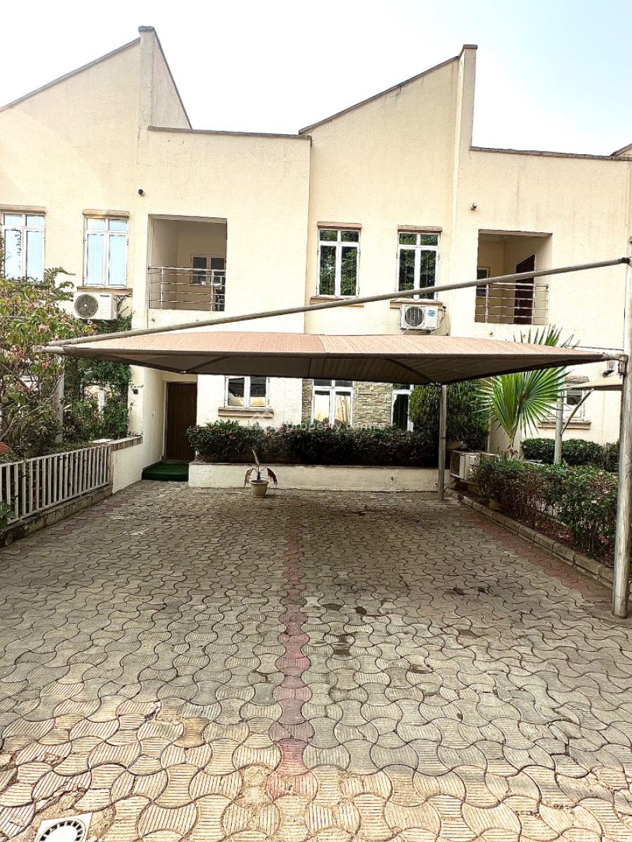 4 Bedroom Terrace Duplex with a Bq & Private Swimming Pool, Jabi, Abuja, Semi-detached Duplex for Rent