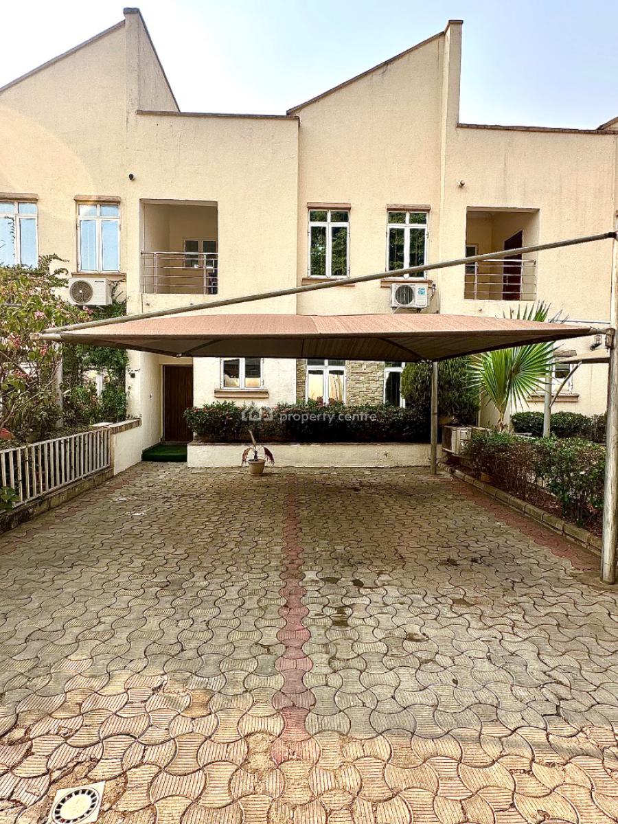 4 Bedroom Terrace Duplex with a Bq & Private Swimming Pool, Jabi, Abuja, Semi-detached Duplex for Rent