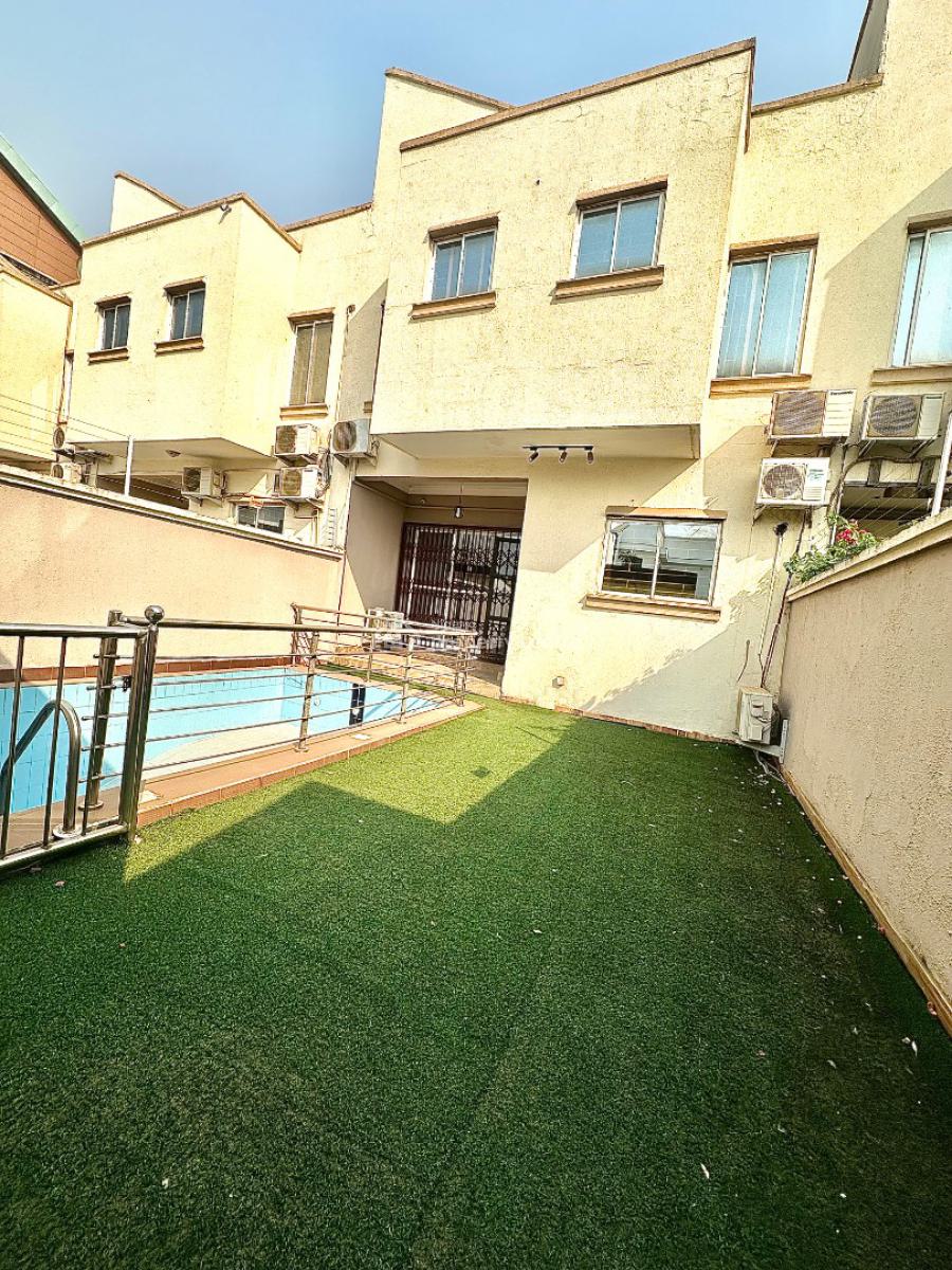 4 Bedroom Terrace Duplex with a Bq & Private Swimming Pool, Jabi, Abuja, Semi-detached Duplex for Rent