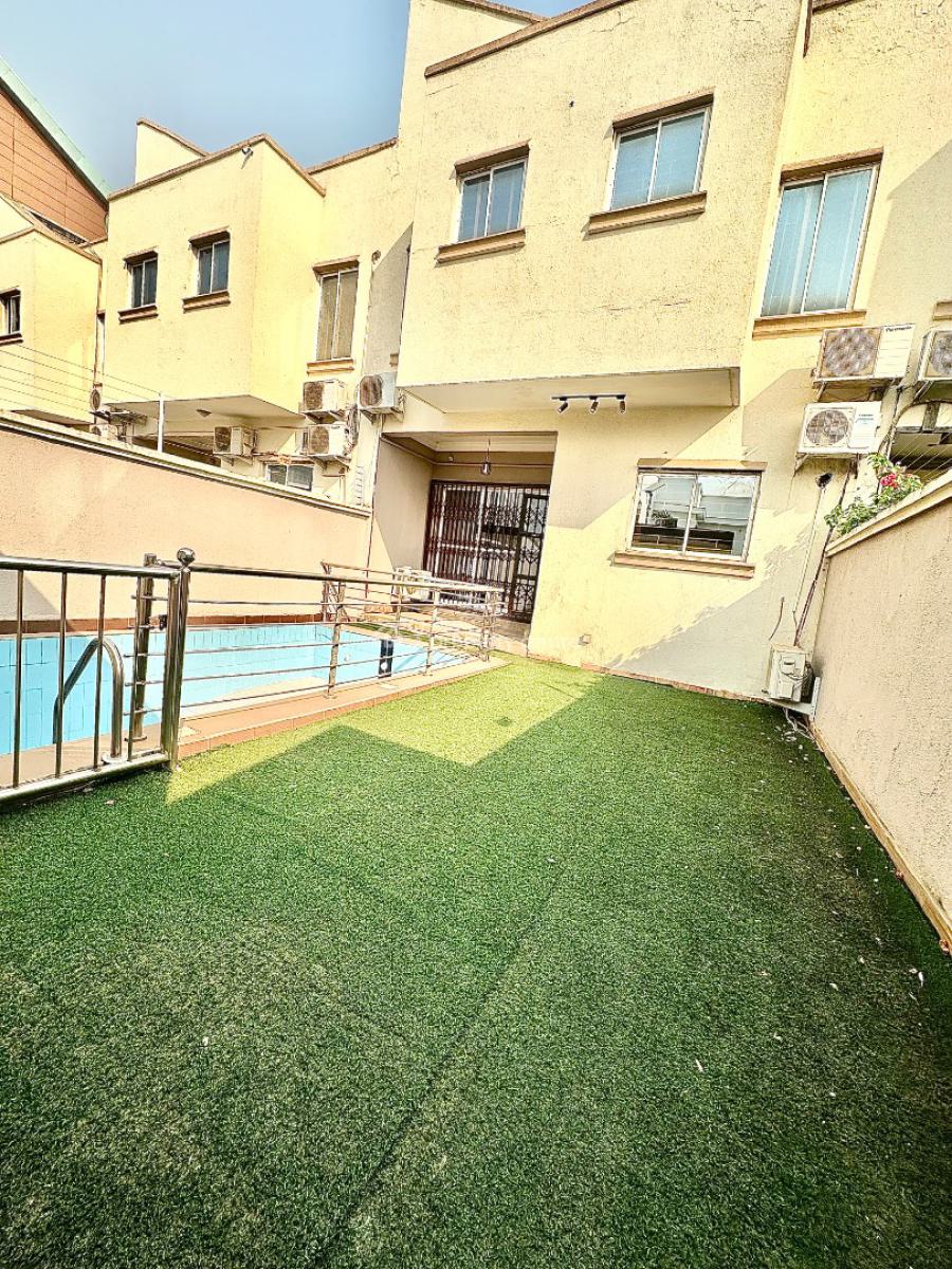 4 Bedroom Terrace Duplex with a Bq & Private Swimming Pool, Jabi, Abuja, Semi-detached Duplex for Rent