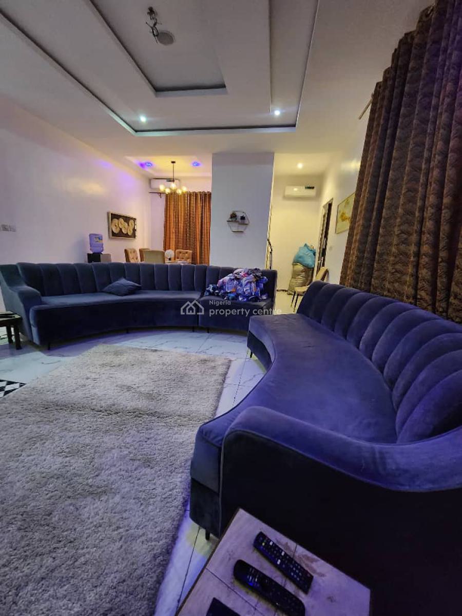 Self Service Unfurnished 4 Bedroom Semi Detached Duplex, Ologolo, Lekki, Lagos, Semi-detached Duplex for Rent