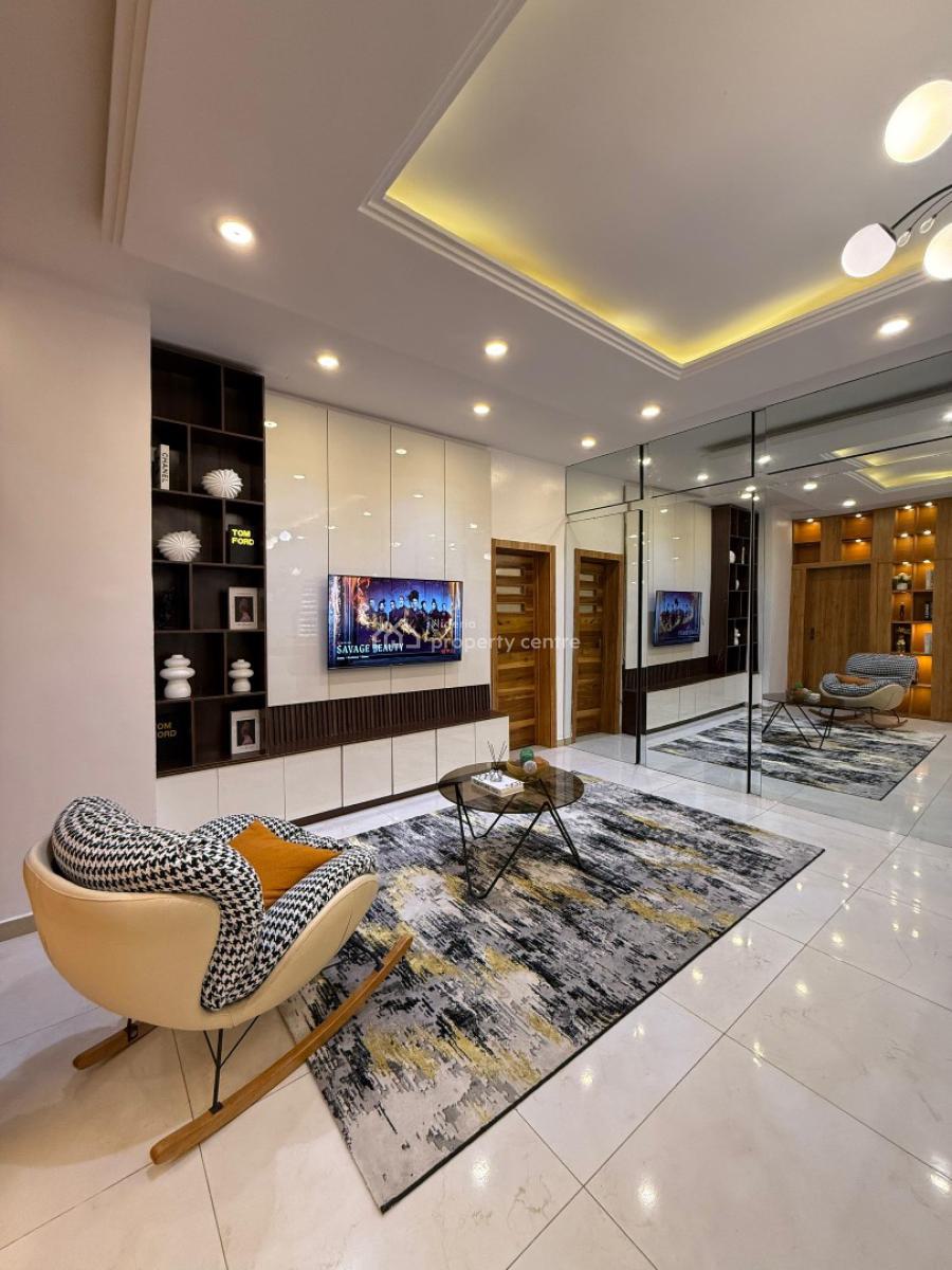 Furnished One Bedroom with Private Cinema and 24 Hours Electricity, Osapa, Lekki, Lagos, Mini Flat (room and Parlour) Short Let