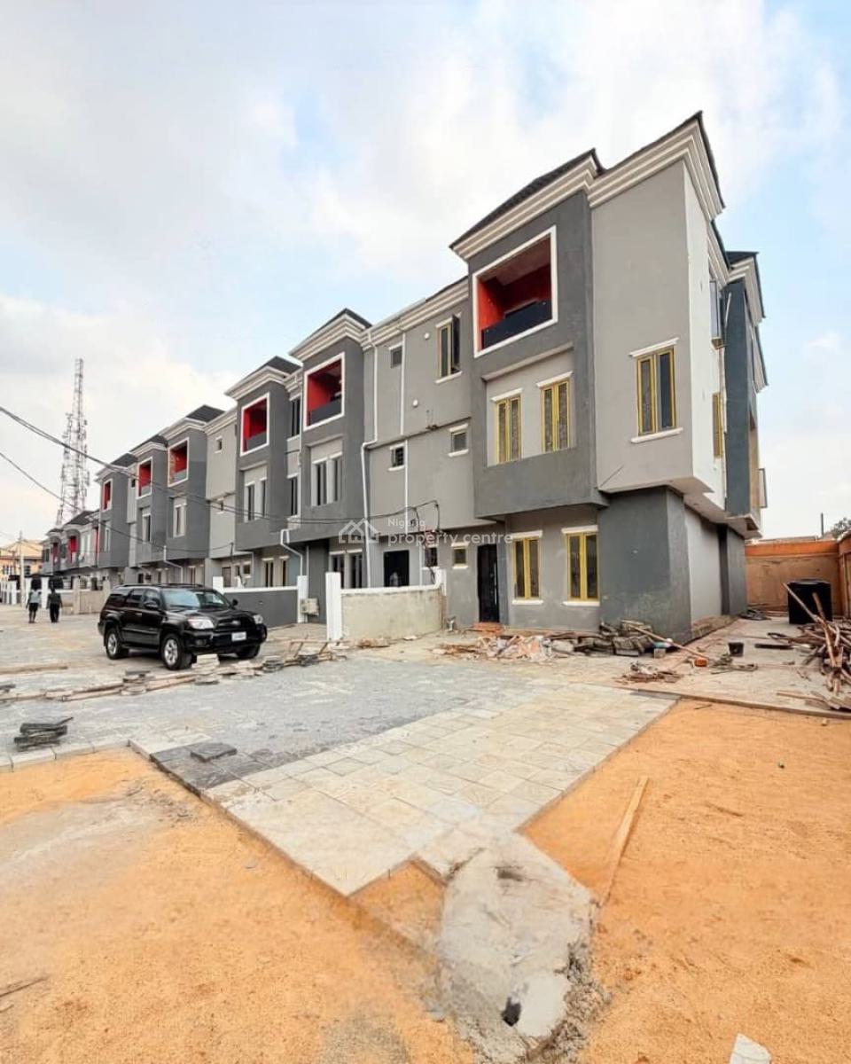 Carcass 5 Bedroom Terrace Duplex, Gbagada, Lagos, Terraced Duplex for Sale
