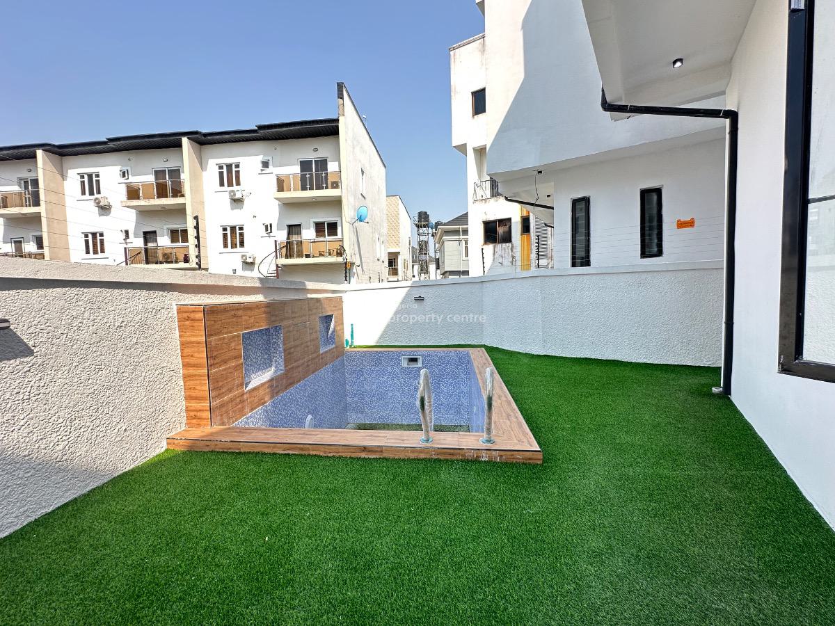 Elegant 5 Bedroom Detached Duplex with Swimming Pool & Bq, Chevron Tollgate, Lekki, Lagos, Detached Duplex for Sale