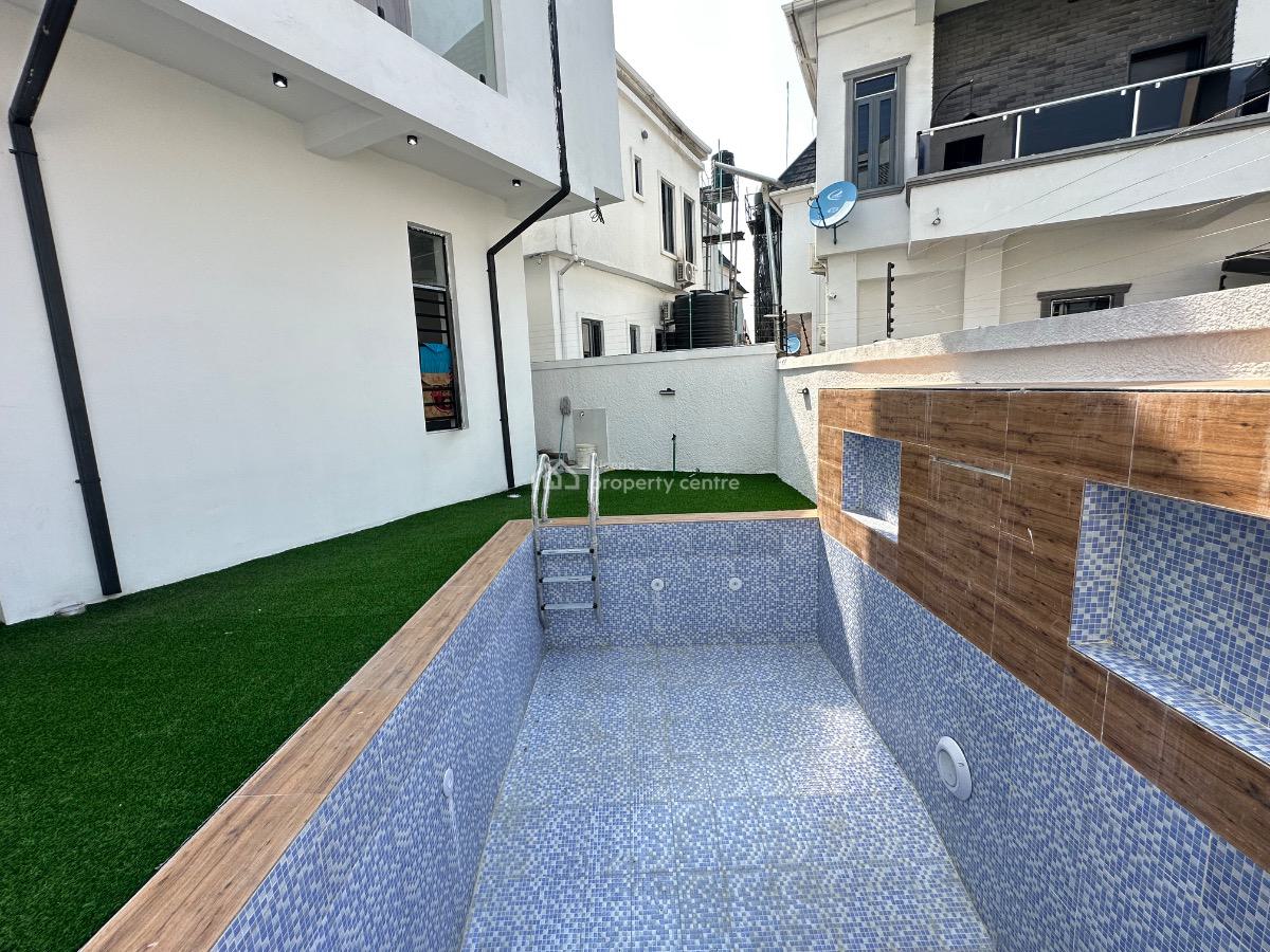 Elegant 5 Bedroom Detached Duplex with Swimming Pool & Bq, Chevron Tollgate, Lekki, Lagos, Detached Duplex for Sale