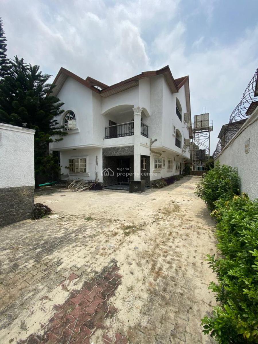 Spacious 6-bedroom Semi-detached House with Bq and Parking, Ikoyi, Lagos, Semi-detached Duplex for Rent