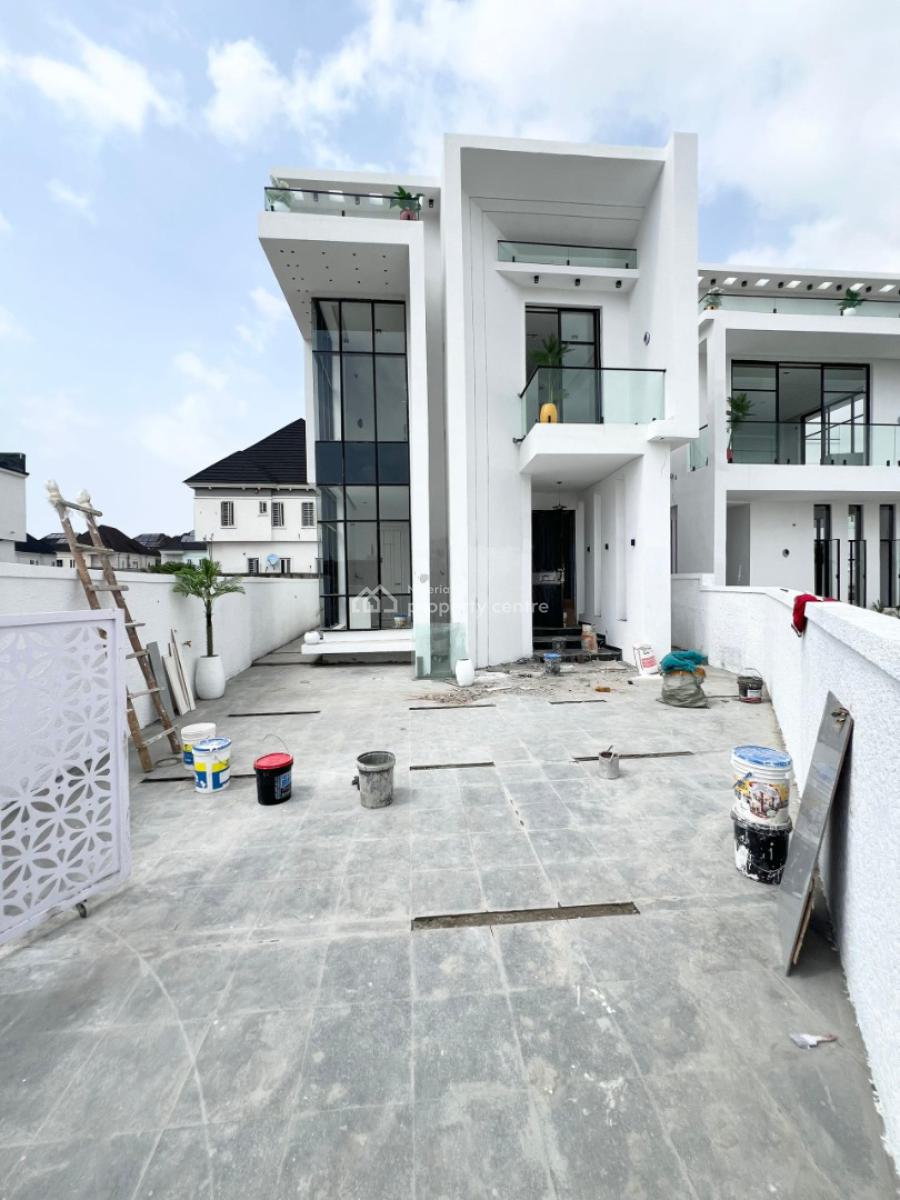 Luxury 5 Bedroom Fully Detached Duplex with Bq, Chevron, Lekki, Lagos, Detached Duplex for Sale