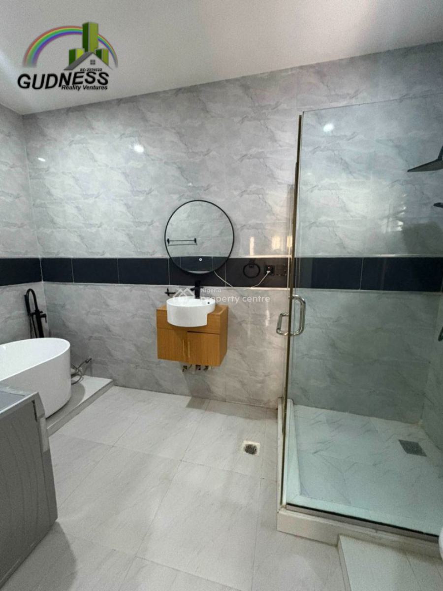 4 Bedroom Semi Detached Duplex with Bq & Inverter, Chevron, Lekki, Lagos, Semi-detached Duplex for Rent