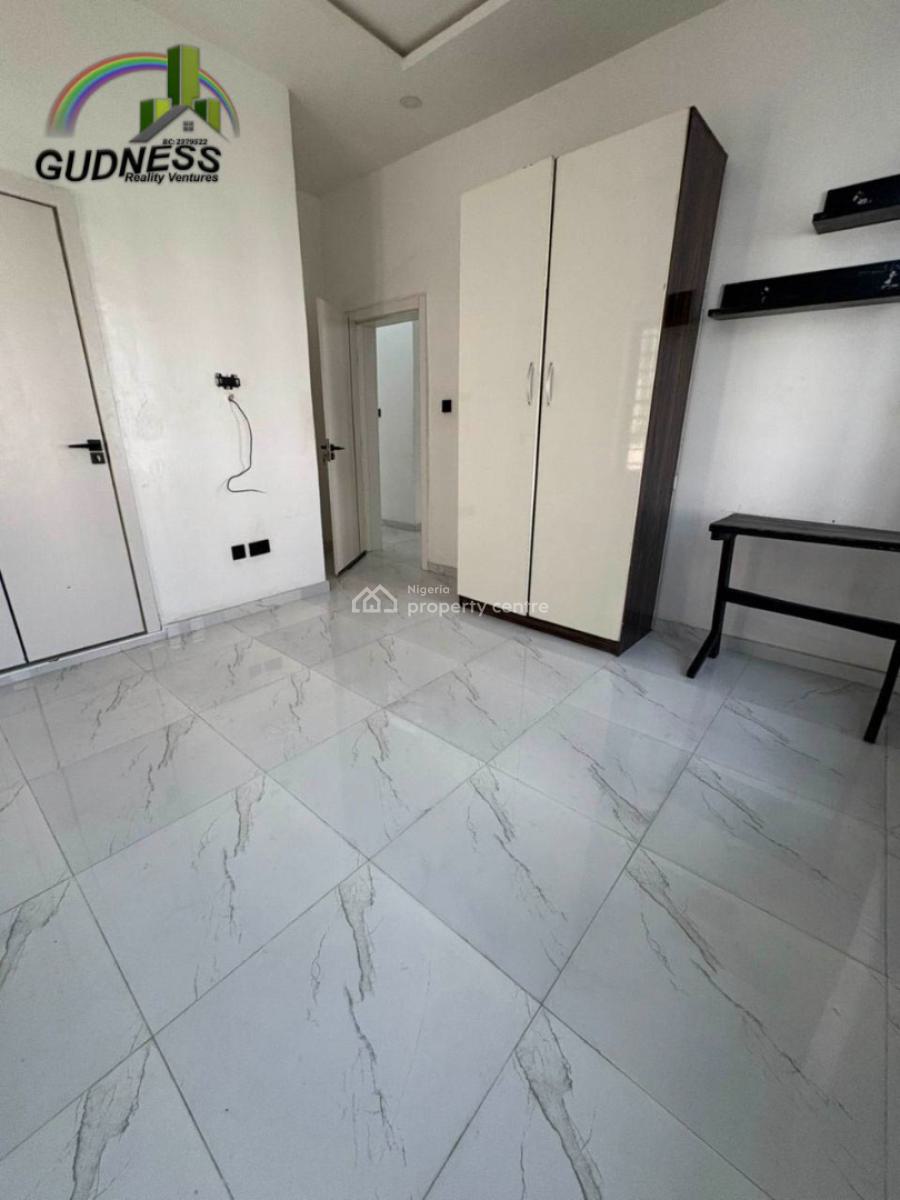 4 Bedroom Semi Detached Duplex with Bq & Inverter, Chevron, Lekki, Lagos, Semi-detached Duplex for Rent