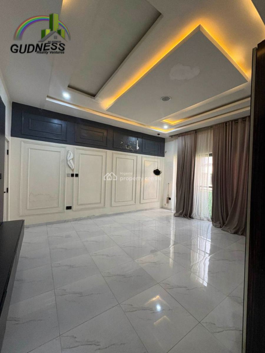 4 Bedroom Semi Detached Duplex with Bq & Inverter, Chevron, Lekki, Lagos, Semi-detached Duplex for Rent