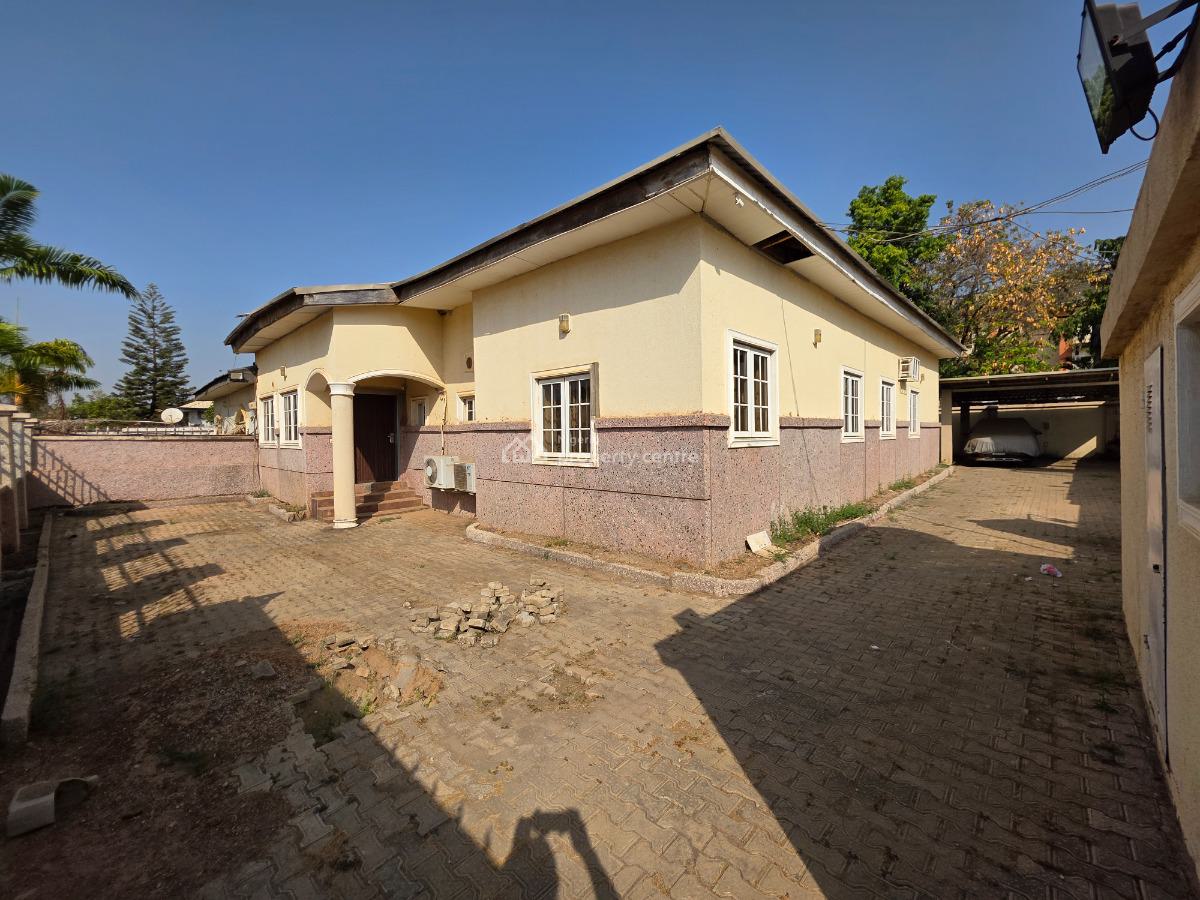 a Well Maintained & Spacious 3-bedroom Bungalow, Life Camp, Abuja, Detached Bungalow for Rent
