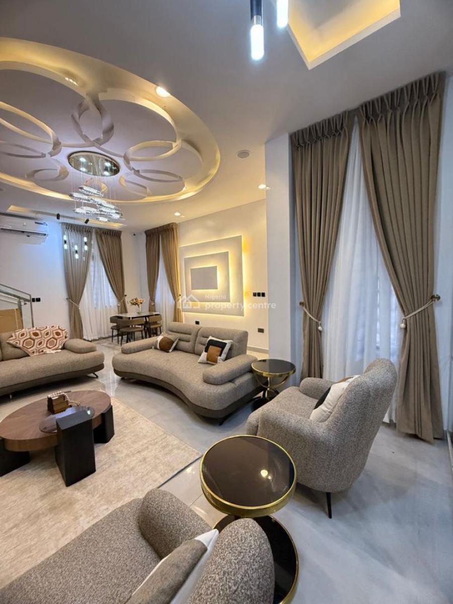 Fully Furnished 4 Bedroom Semi-detached Duplex with Bq, Alaka Estate, Alaka, Surulere, Lagos, Detached Duplex for Rent