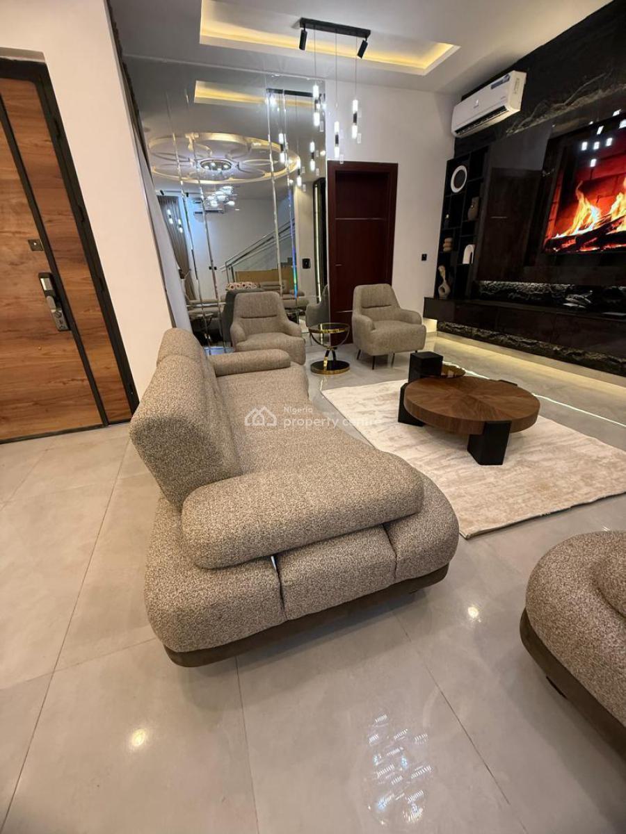 Fully Furnished 4 Bedroom Semi-detached Duplex with Bq, Alaka Estate, Alaka, Surulere, Lagos, Detached Duplex for Rent