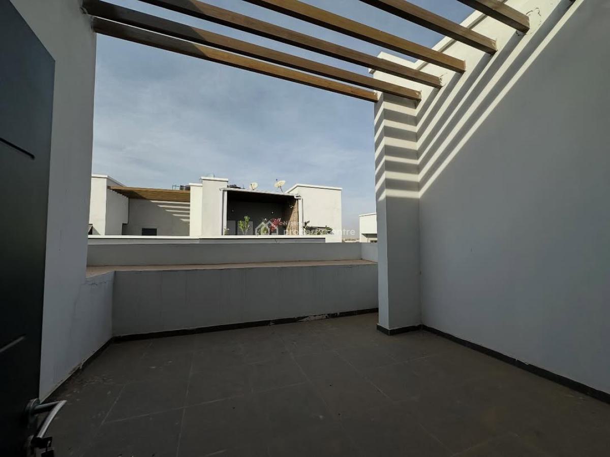 Pristine 4bedroom Terrace Duplex with a Rooftop Lounge and a Bq, Wuye, Abuja, Terraced Duplex for Sale