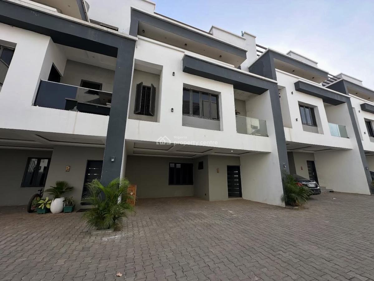 Pristine 4bedroom Terrace Duplex with a Rooftop Lounge and a Bq, Wuye, Abuja, Terraced Duplex for Sale