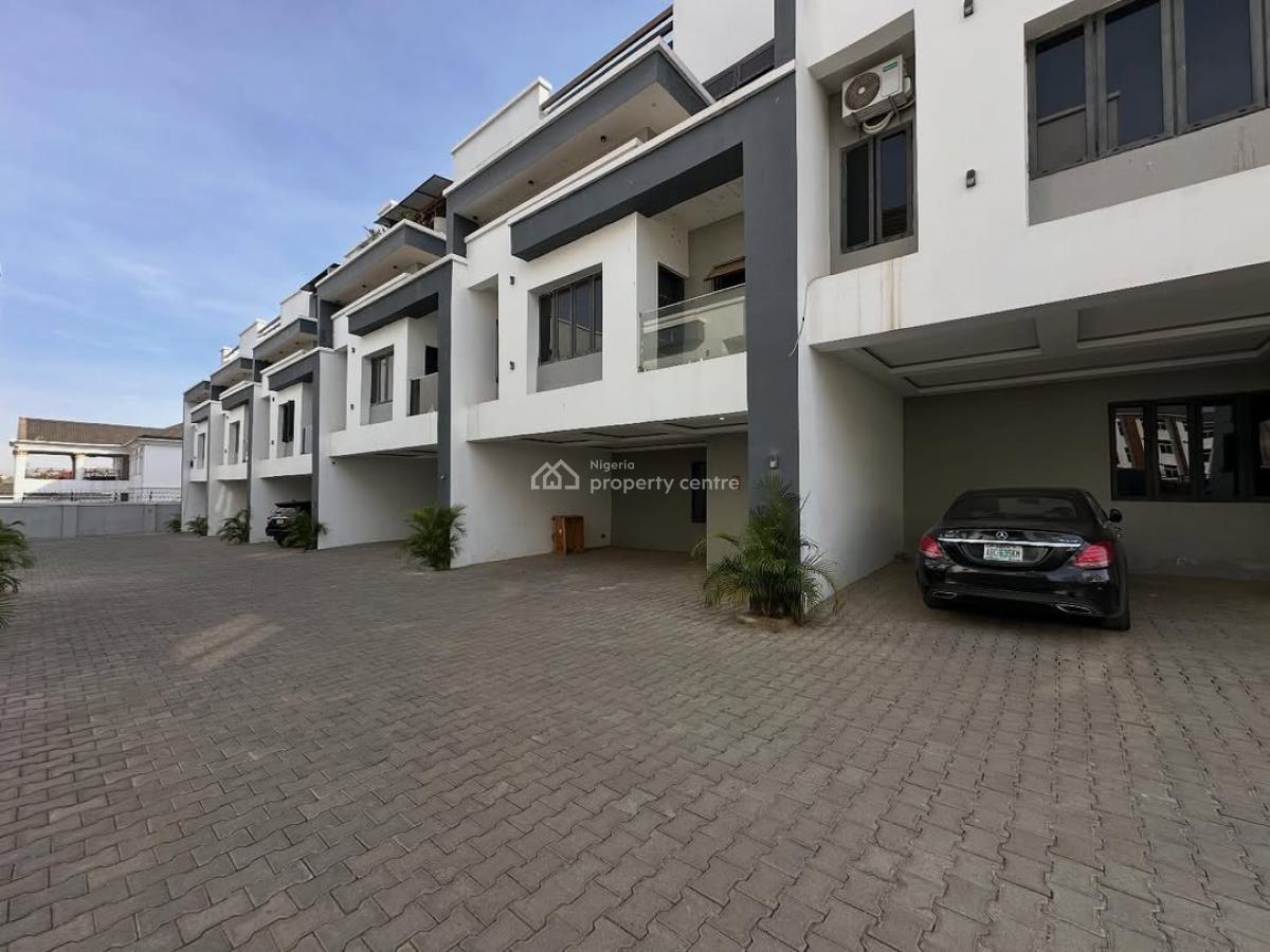 Pristine 4bedroom Terrace Duplex with a Rooftop Lounge and a Bq, Wuye, Abuja, Terraced Duplex for Sale
