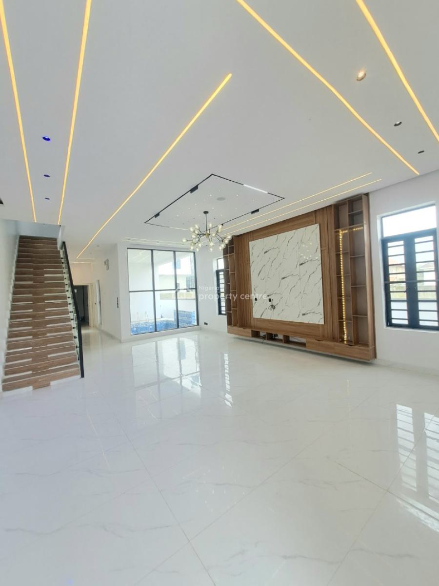 Newly Built 5 Bedroom Detached Duplex with Bq and Pool, Ikota By Vgc, Lekki, Lagos, Detached Duplex for Sale