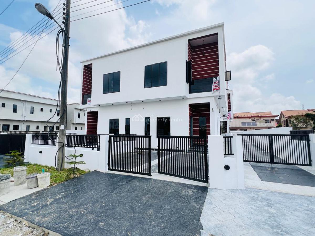 4 Bedroom Semi Detached Duplex Back Or Front, Sangotedo, Ajah, Lagos, Semi-detached Duplex for Sale