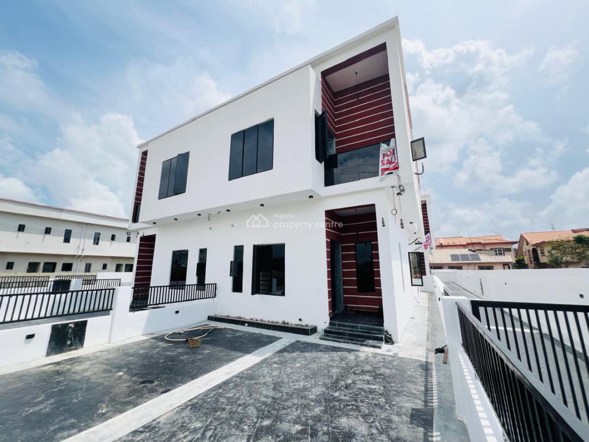 4 Bedroom Semi Detached Duplex Back Or Front, Sangotedo, Ajah, Lagos, Semi-detached Duplex for Sale