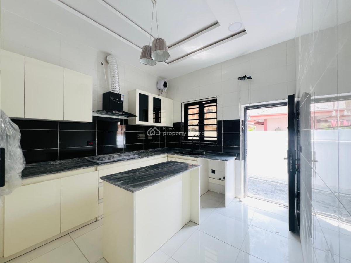 4 Bedroom Semi Detached Duplex Back Or Front, Sangotedo, Ajah, Lagos, Semi-detached Duplex for Sale