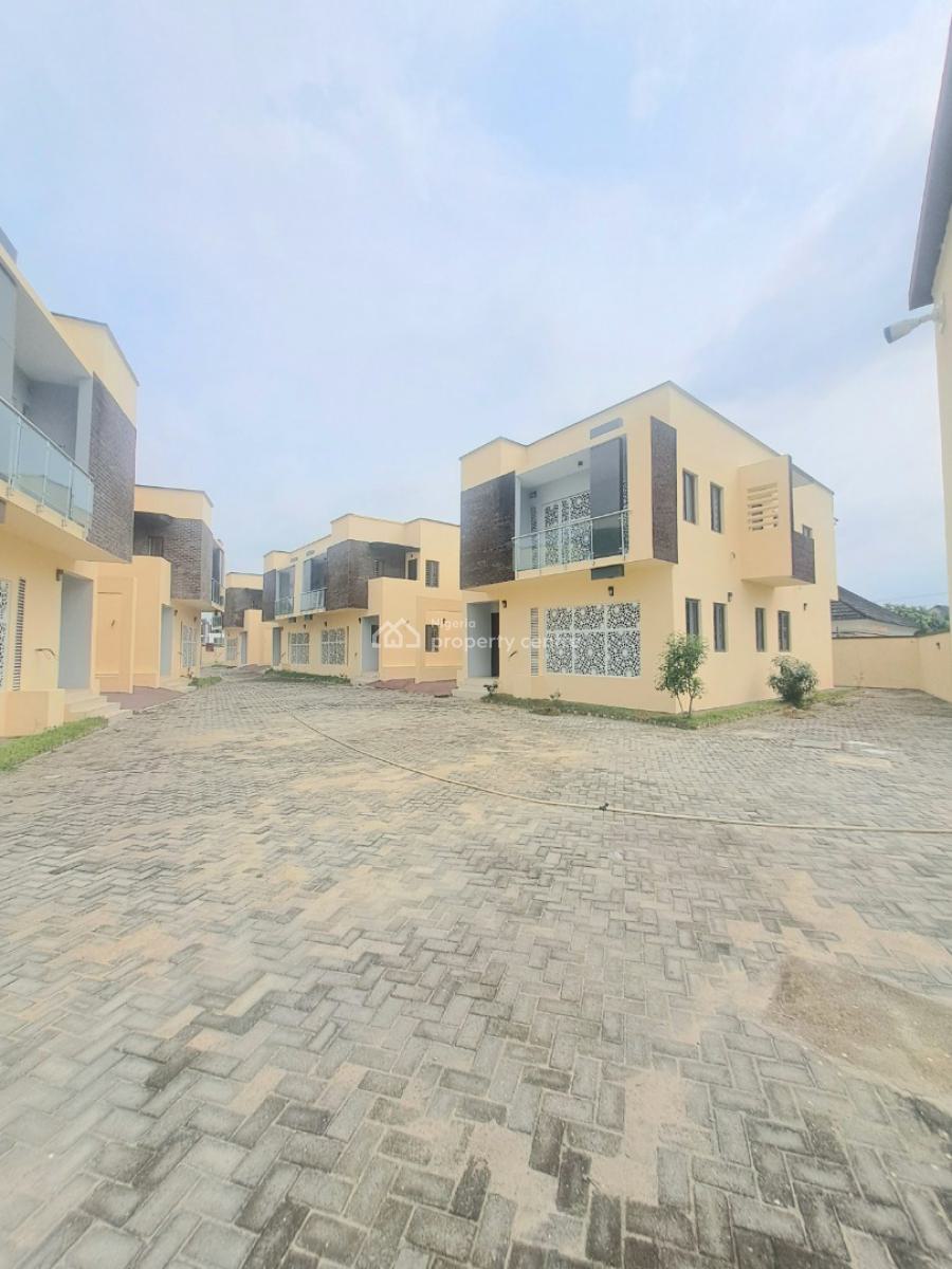 Newly Built 4 Bedroom Semi Detached with Bq and Pool, Abraham Adesanya, Lekki, Lagos, Semi-detached Duplex for Rent