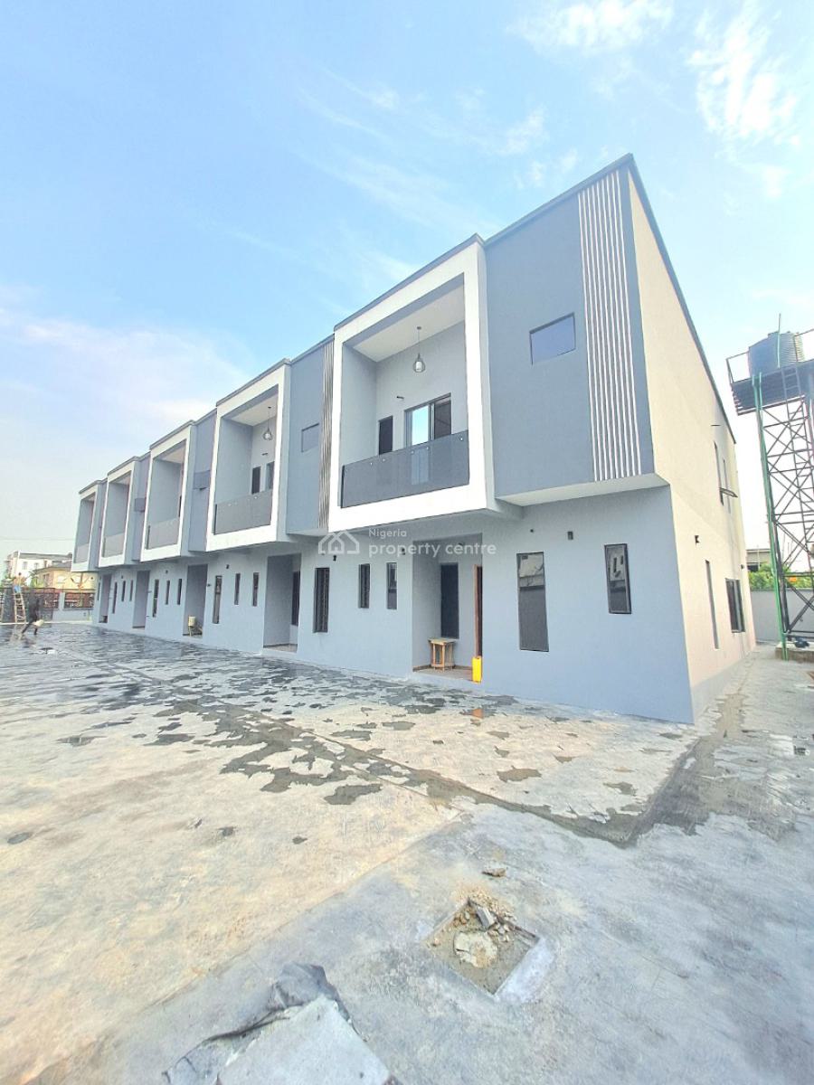 Newly Built 4 Bedroom Terrace Duplex with Bq, Abraham Adesanya, Lekki, Lagos, Terraced Duplex for Sale