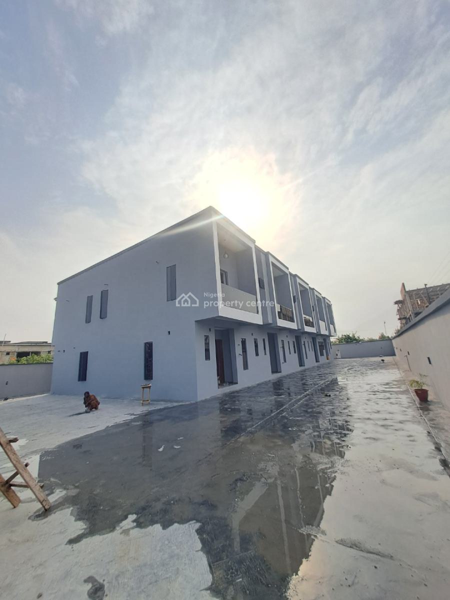 Newly Built 4 Bedroom Terrace Duplex with Bq, Abraham Adesanya, Lekki, Lagos, Terraced Duplex for Sale