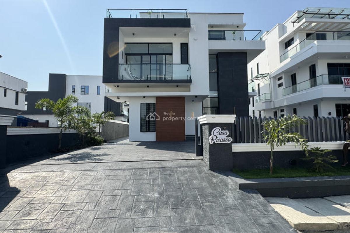 Stunning 5 Bedrooms Detached House with Swimming Pool, Cinema and Bq, Megamound Estate, Lekki, Lagos, Detached Duplex for Sale