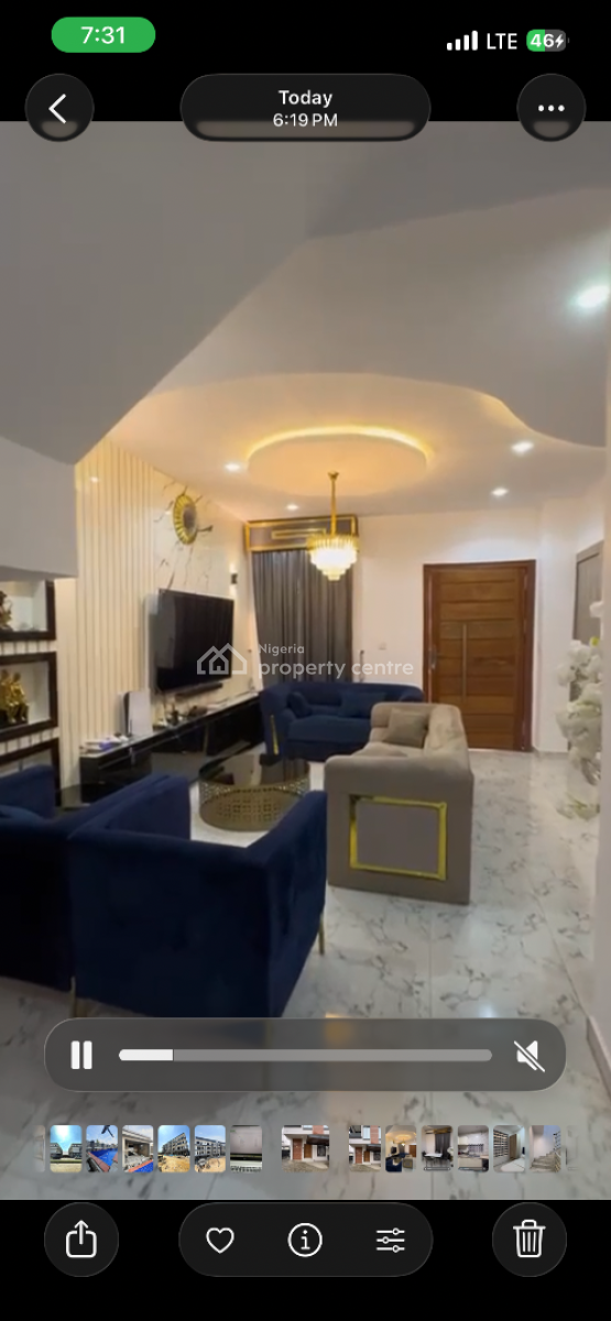 a Well-finished and Thoughtfully Planned 4-bed Semi-detached Duplex, Lekki Conservation, Lekki, Lagos, Semi-detached Duplex for Sale