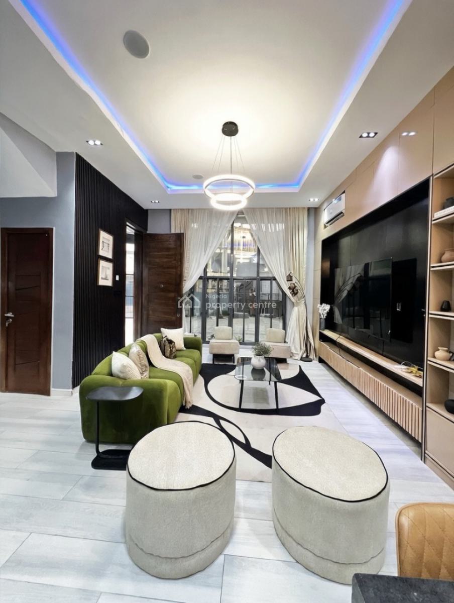 Lovely 4 Bedroom Terrace Duplex with Swimming Pool and Bq, Ikate, Ikate, Lekki, Lagos, Terraced Duplex for Sale