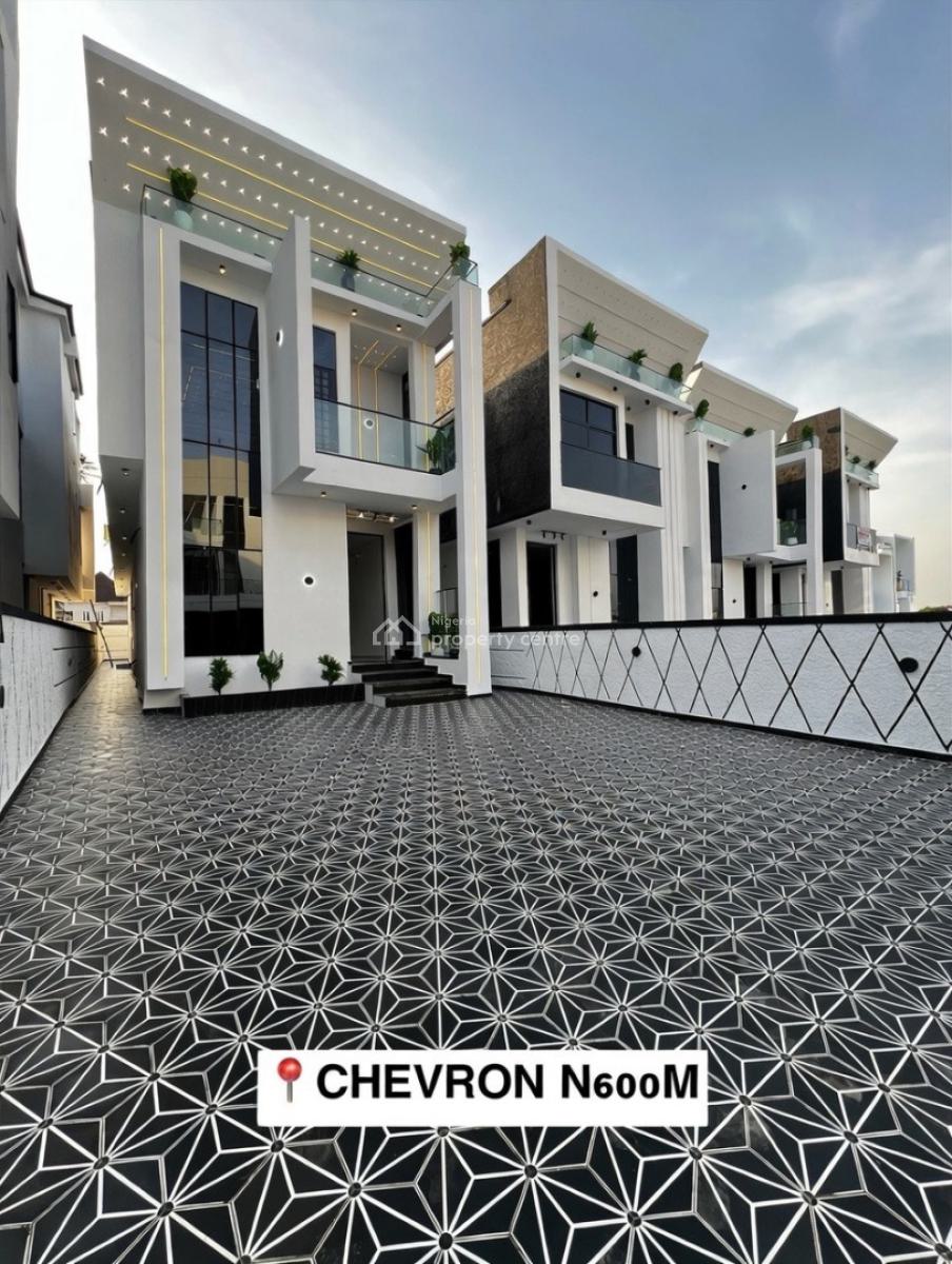 Modern 5 Bedroom Detached Duplex with Swimming Pool and Bq, Chevron, Lekki, Lagos, Detached Duplex for Sale