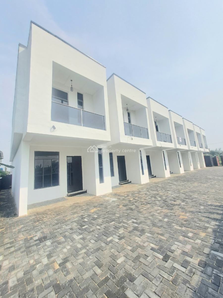 Newly Built 3 Bedroom Terrace Duplex with Bq, Abraham Adesanya By Ajah, Lekki, Lagos, Terraced Duplex for Sale