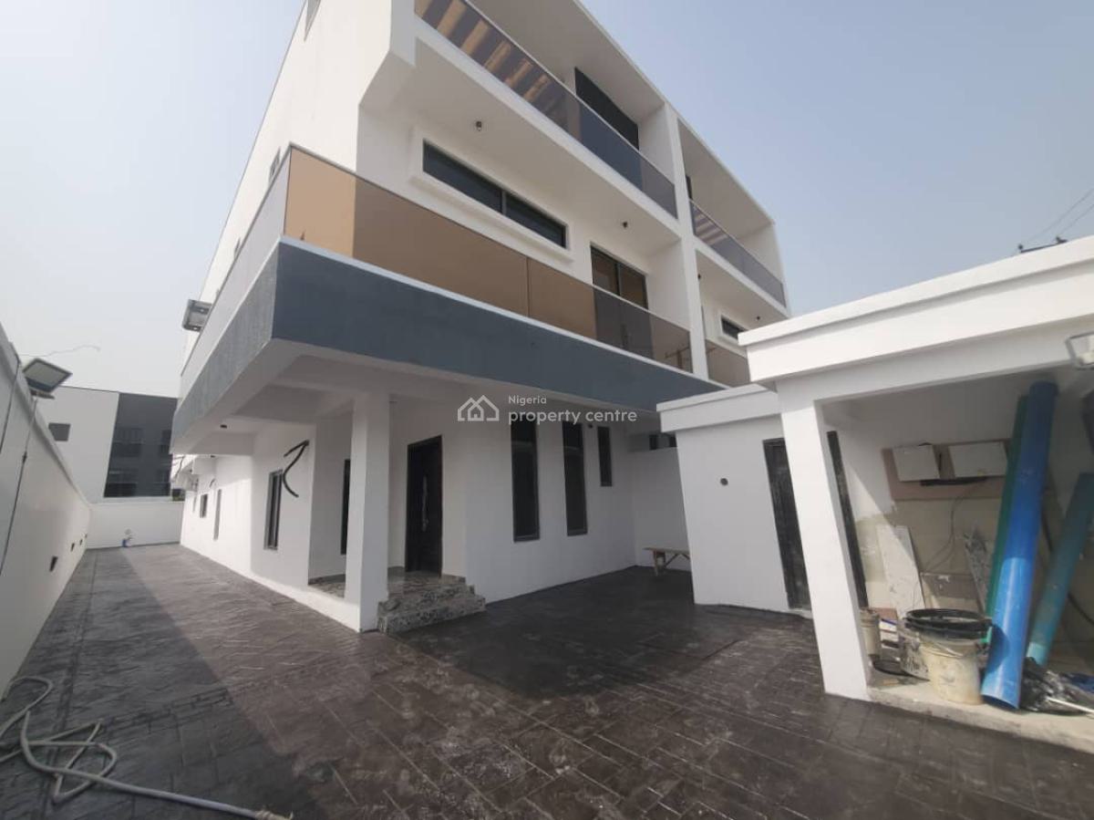 Spacious 5 Bedroom Semi Detached with a Room Bq in a Secured Location, Lekki Phase 1, Lekki, Lagos, Semi-detached Duplex for Rent