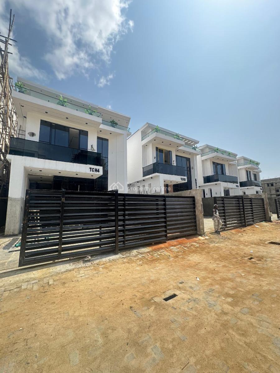 Newly Built Luxury 5 Bedroom Duplex with a Bq, Swimming Pool, Chevron Toll Gate, Lekki, Lagos, Detached Duplex for Sale