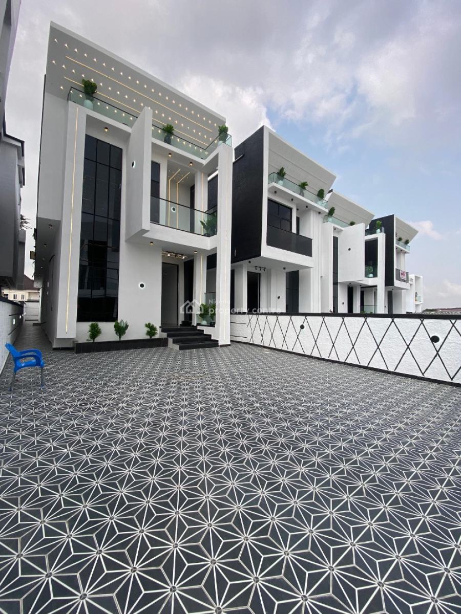 5 Bedroom Fully Detached Duplex with Bq & Pool, Chevron Alternative, Lekki, Lagos, Detached Duplex for Sale