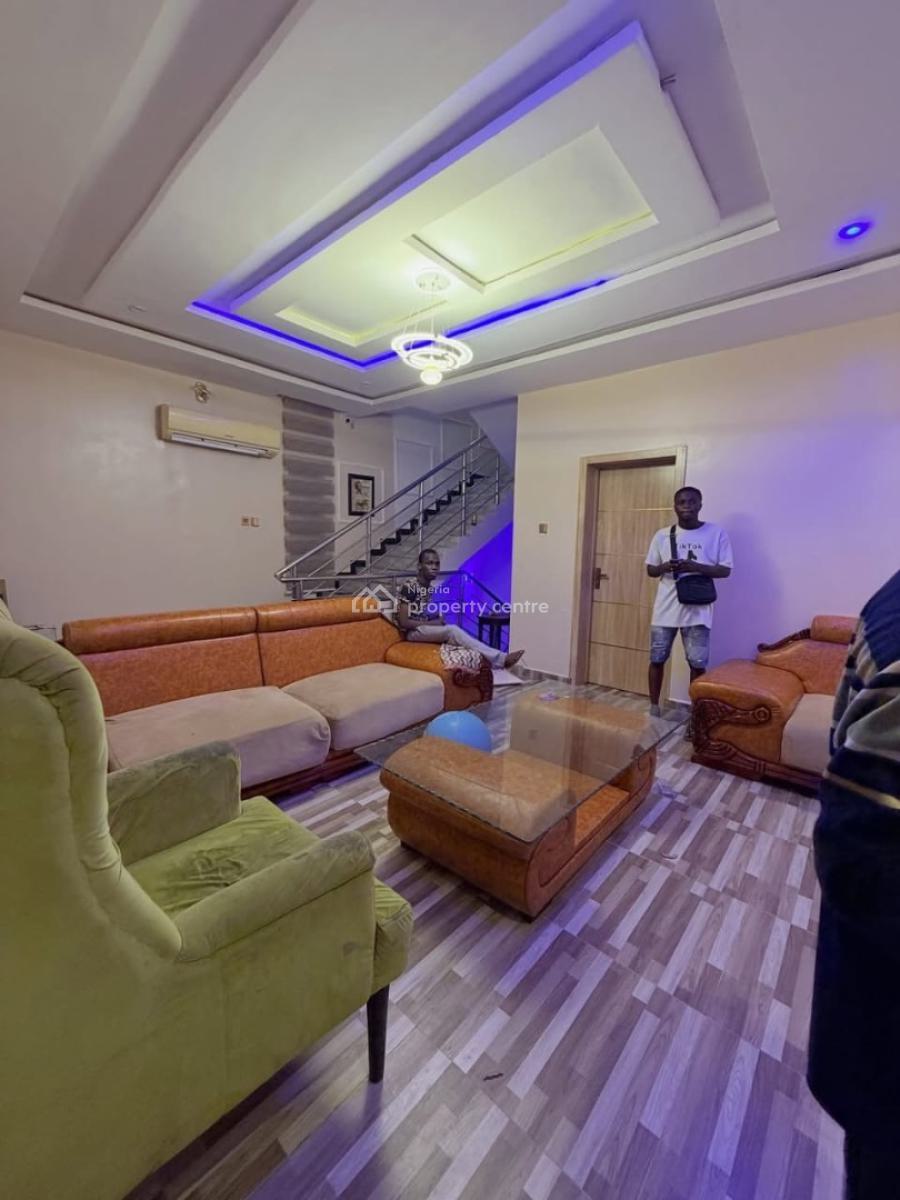 Lovely Self Compound 4 Bedroom Terrace Duplex in Serene Environment, Oko-oba, Agege, Lagos, Terraced Duplex for Sale