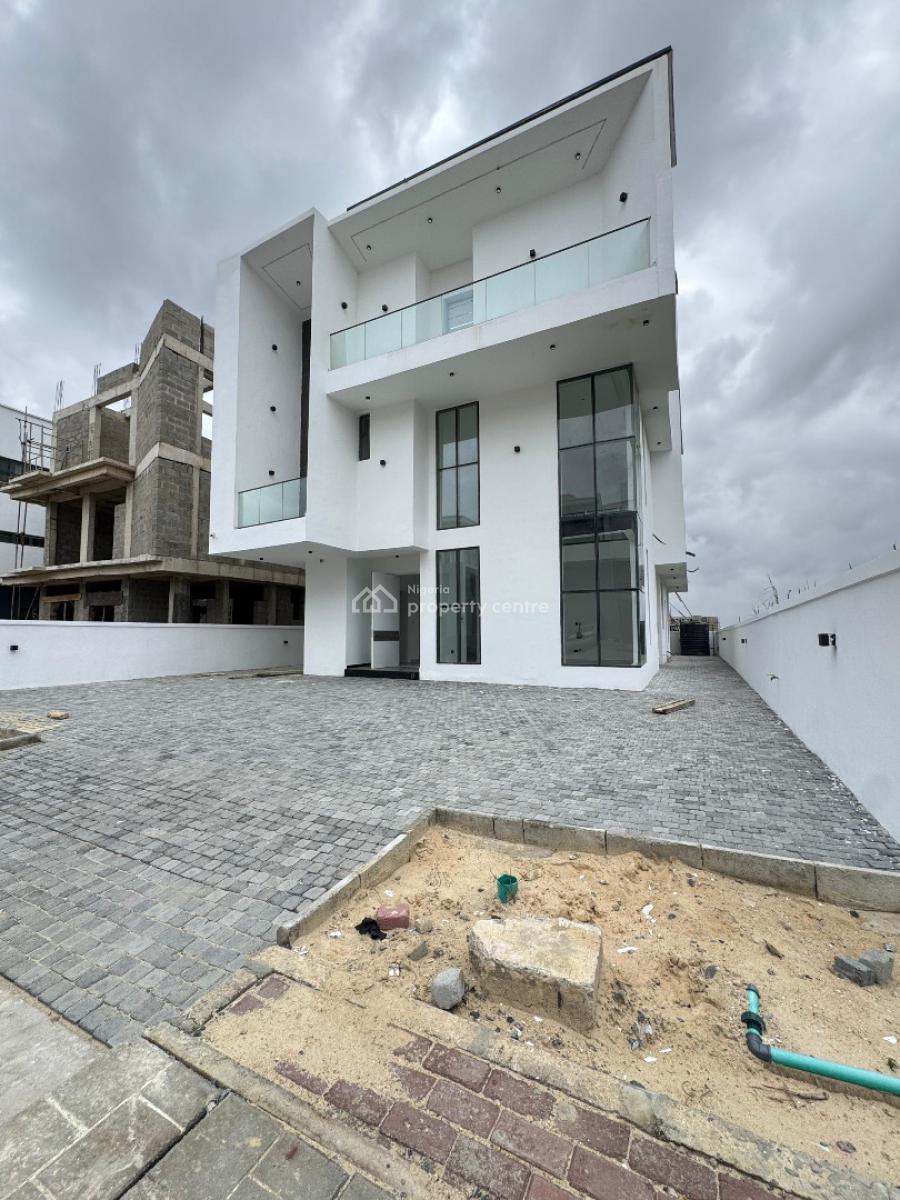 Magnificent 5 Beds Detached  with a Pool, Lounge, Elevator, Cinema, Hampton Bay Estate, Ikate Elegushi, Lekki, Lagos, Detached Duplex for Sale