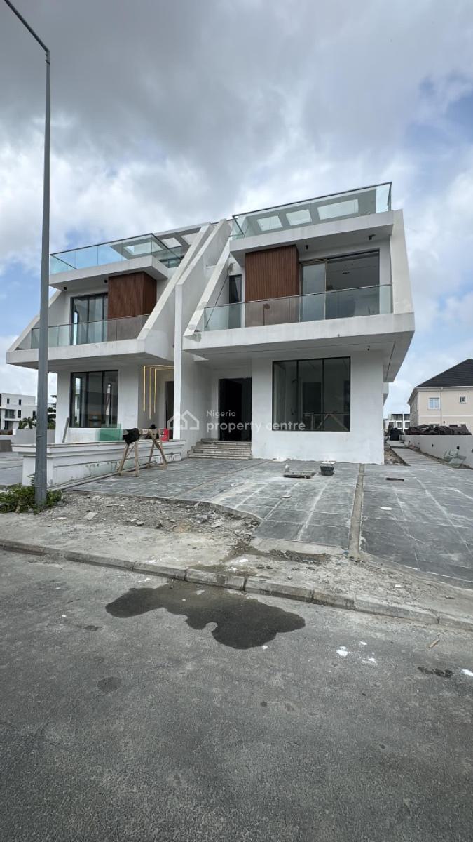 Magnificent 5 Beds Semi Detached  with a Pool, Lounge, Elevator, Cinem, Cowrie Creek Estate, Ikate Elegushi, Lekki, Lagos, Semi-detached Duplex for Sale