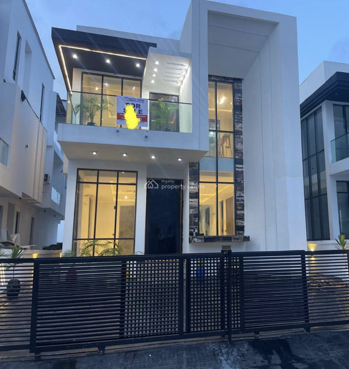 Luxury 5 Bedroom Fully Detached, Chevron Alternative Route Lekki, Lekki Phase 2, Lekki, Lagos, Detached Duplex for Sale