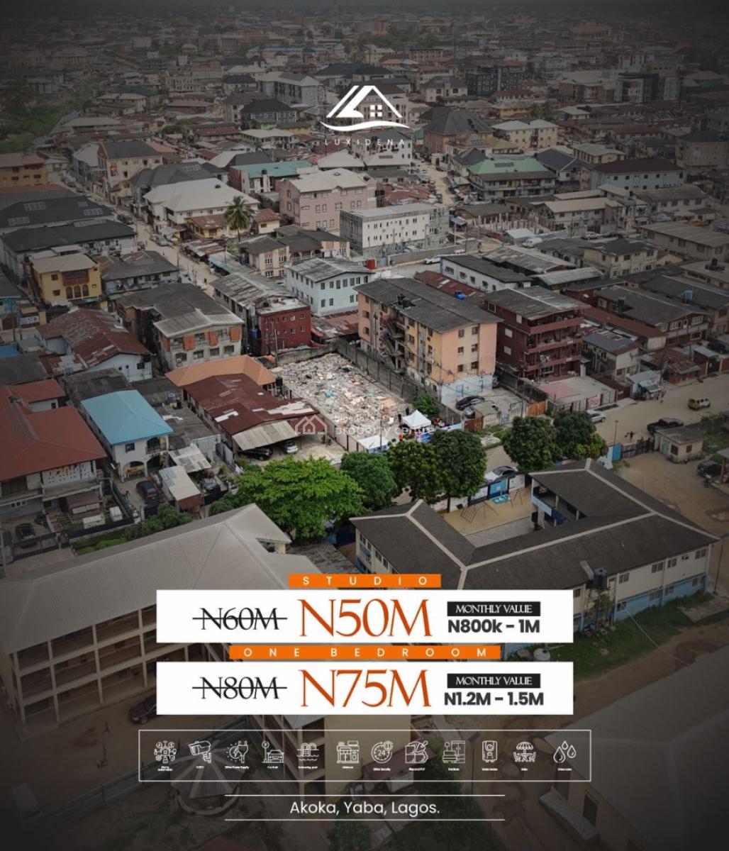 Luxurious Offplan Project in The Heart of Mainland, Yaba, Akoka, Yaba, Lagos, Block of Flats for Sale