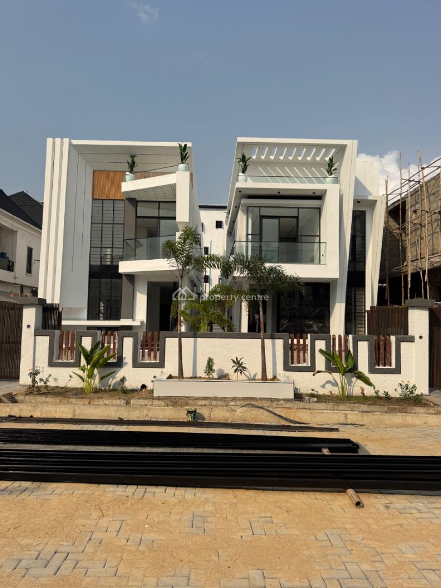 Aesthetically Pleasing 5  Bedroom Detached Duplex with Swimming Pool, Chevron Toll Gate, Chevron Axis, Lekki, Lagos, Detached Duplex for Sale