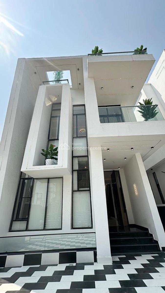 State of Art 5 Bedroom Detached Duplex with Bq & Swimming Pool, Chevron Alternative, Lekki, Lagos, Detached Duplex for Sale