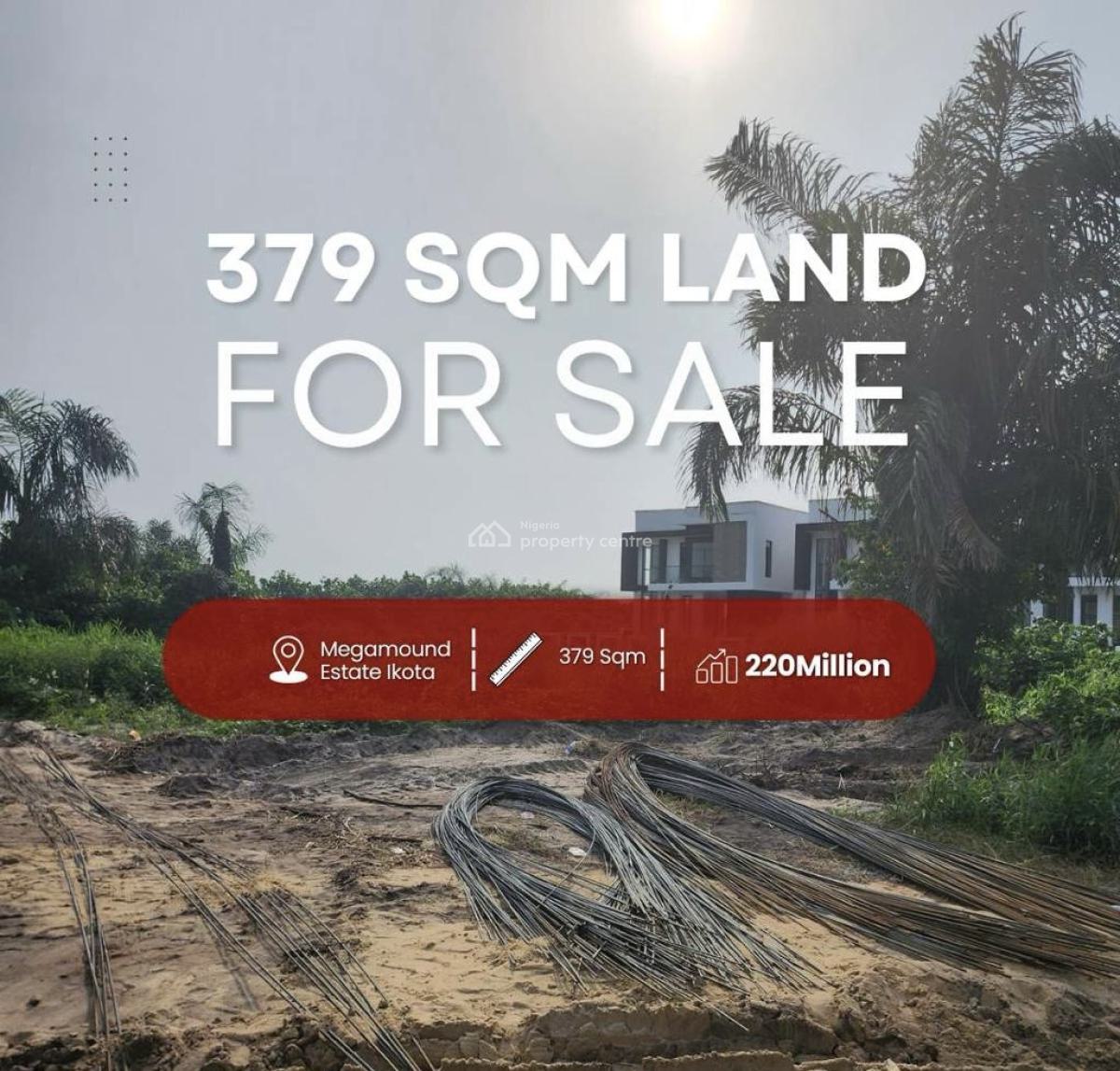 379sqm of Dry Land, Megamound Estate, Ikota, Lekki, Lagos, Residential Land for Sale