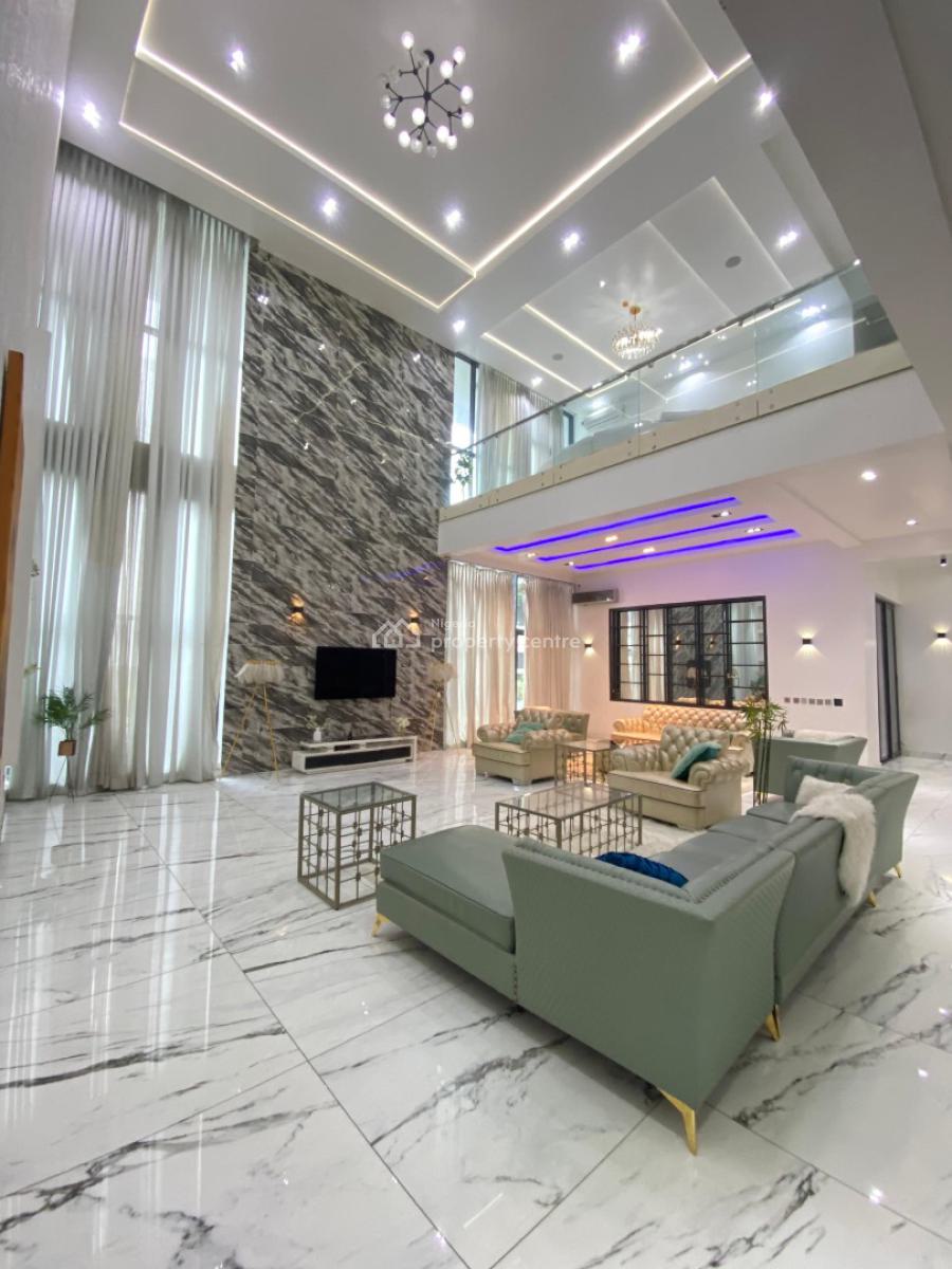 Furnished 5 Bed Detached Duplex with 1bq, Pinnock Beach, Osapa, Lekki, Lagos, Detached Duplex for Sale