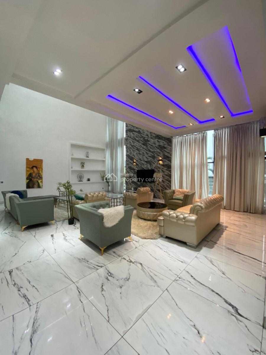 Furnished 5 Bed Detached Duplex with 1bq, Pinnock Beach, Osapa, Lekki, Lagos, Detached Duplex for Sale