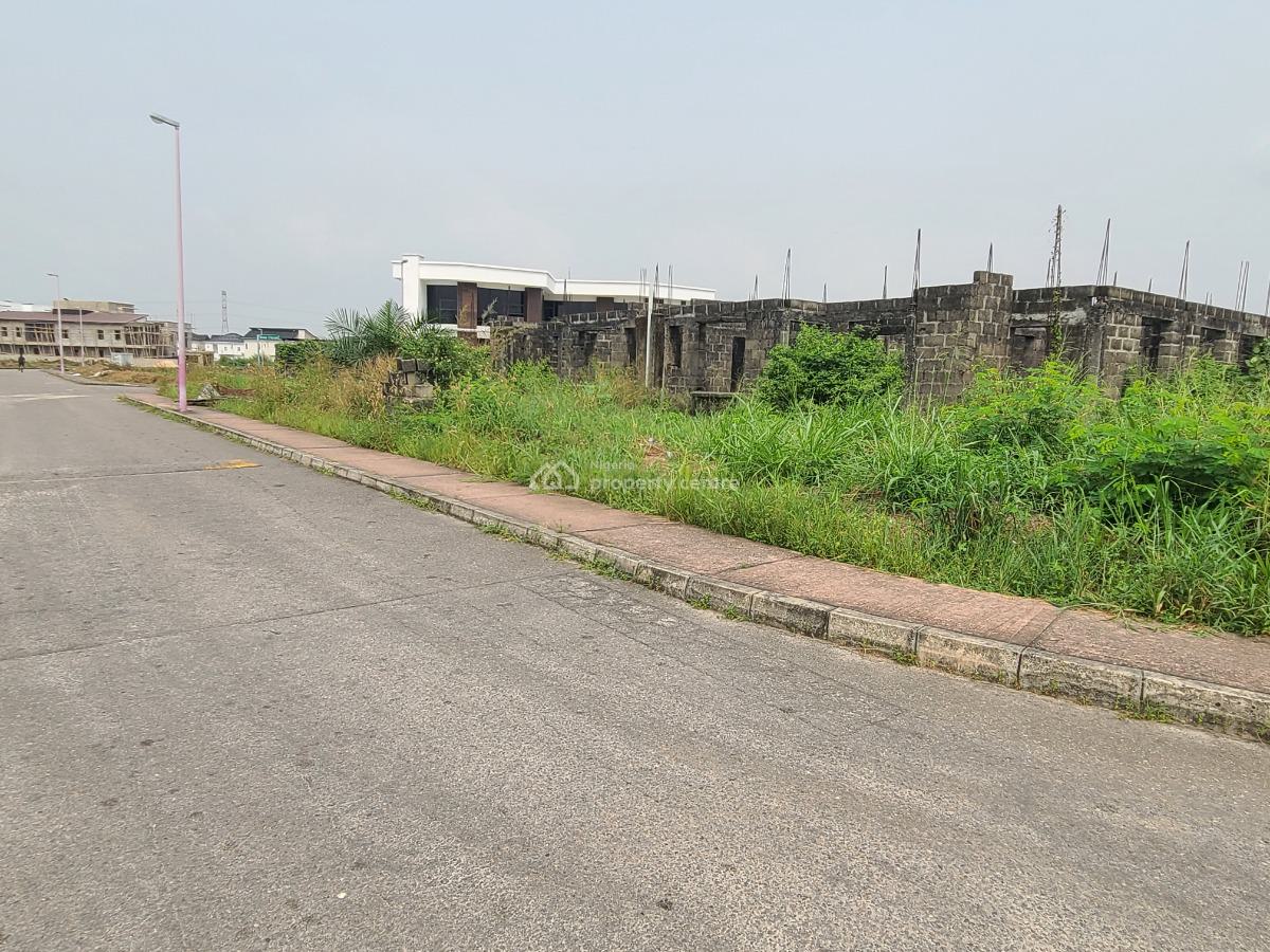 923 Sqr Mtrs Land with Twin Duplex Structure in a Beautiful Estate, Royal Garden Estate, Ajah, Lagos, Semi-detached Duplex for Sale